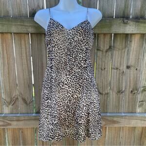 Urban Outfitters Callie Chiffon Mini Slip Dress